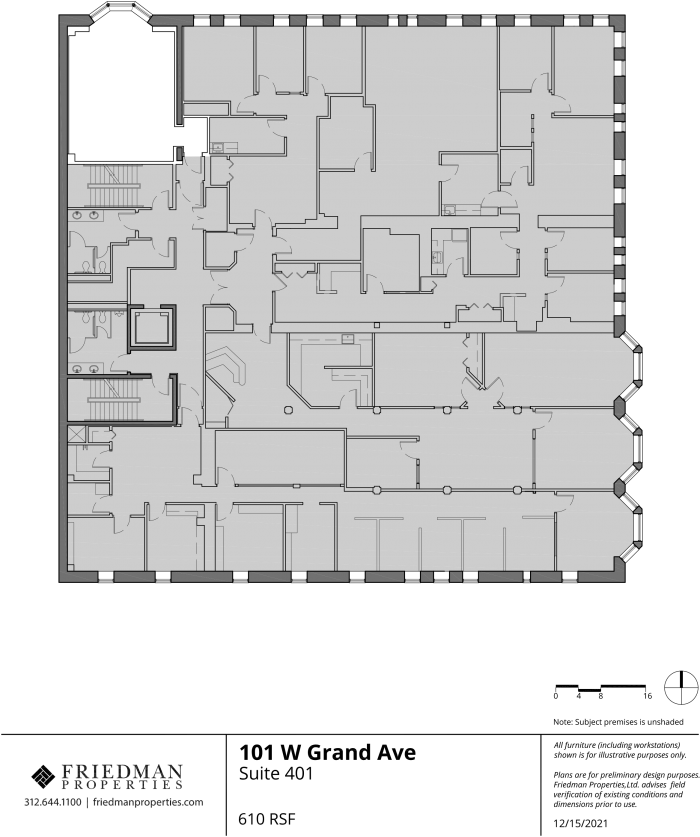 Suite 401 Floorplan