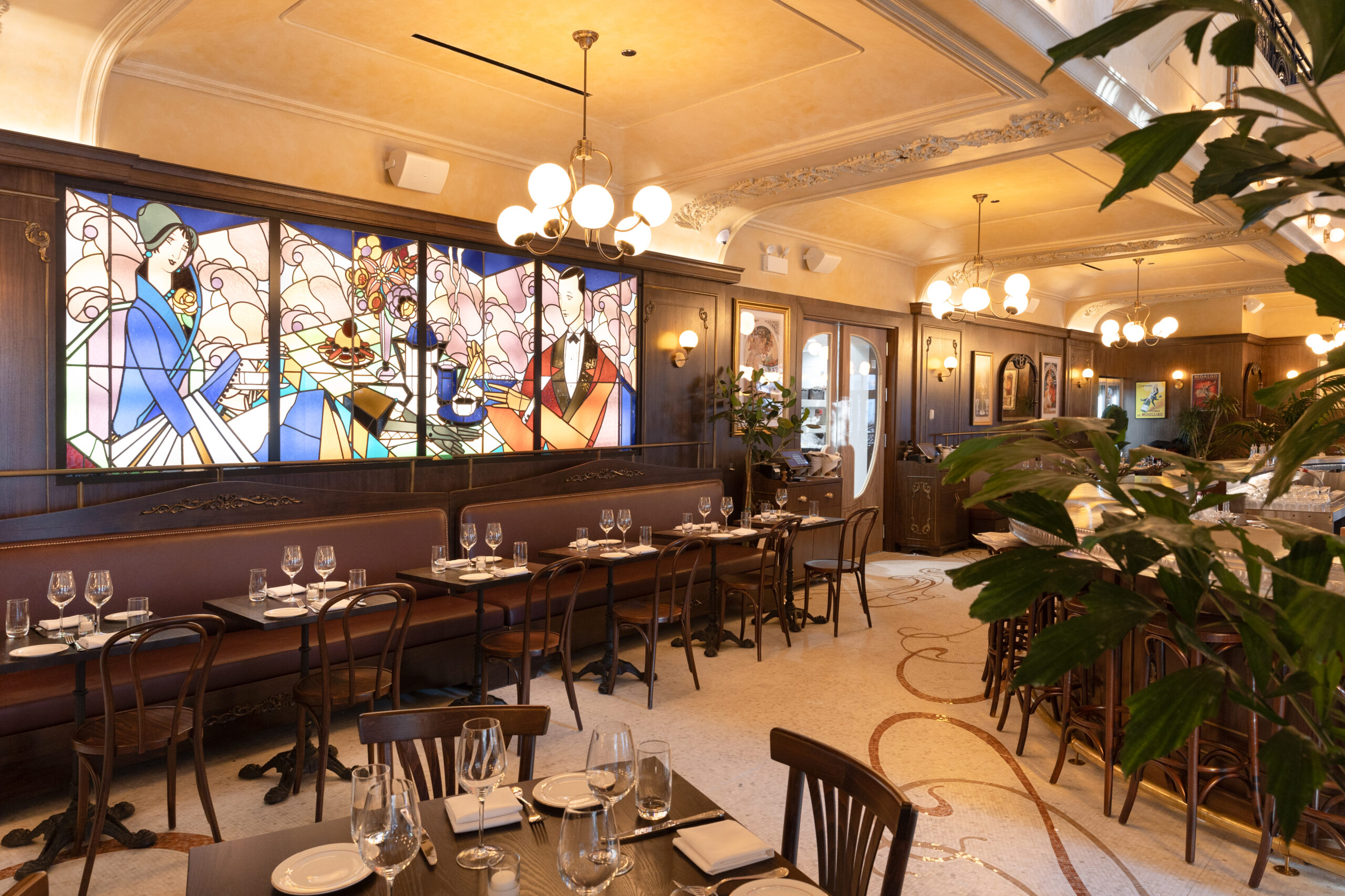 La Grande Boucherie Restaurant Interior Tables