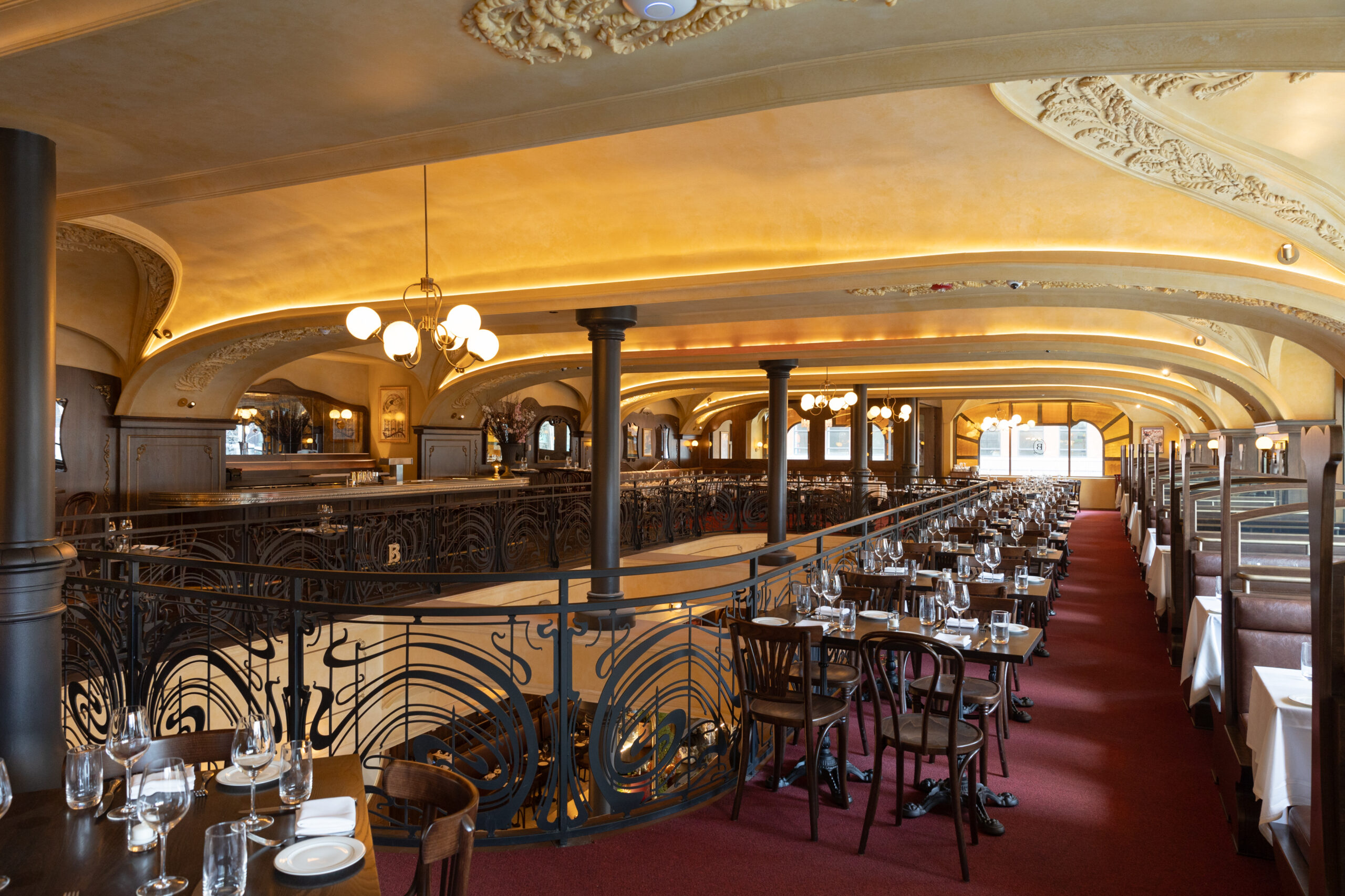 La Grande Boucherie Restaurant Interior Tables