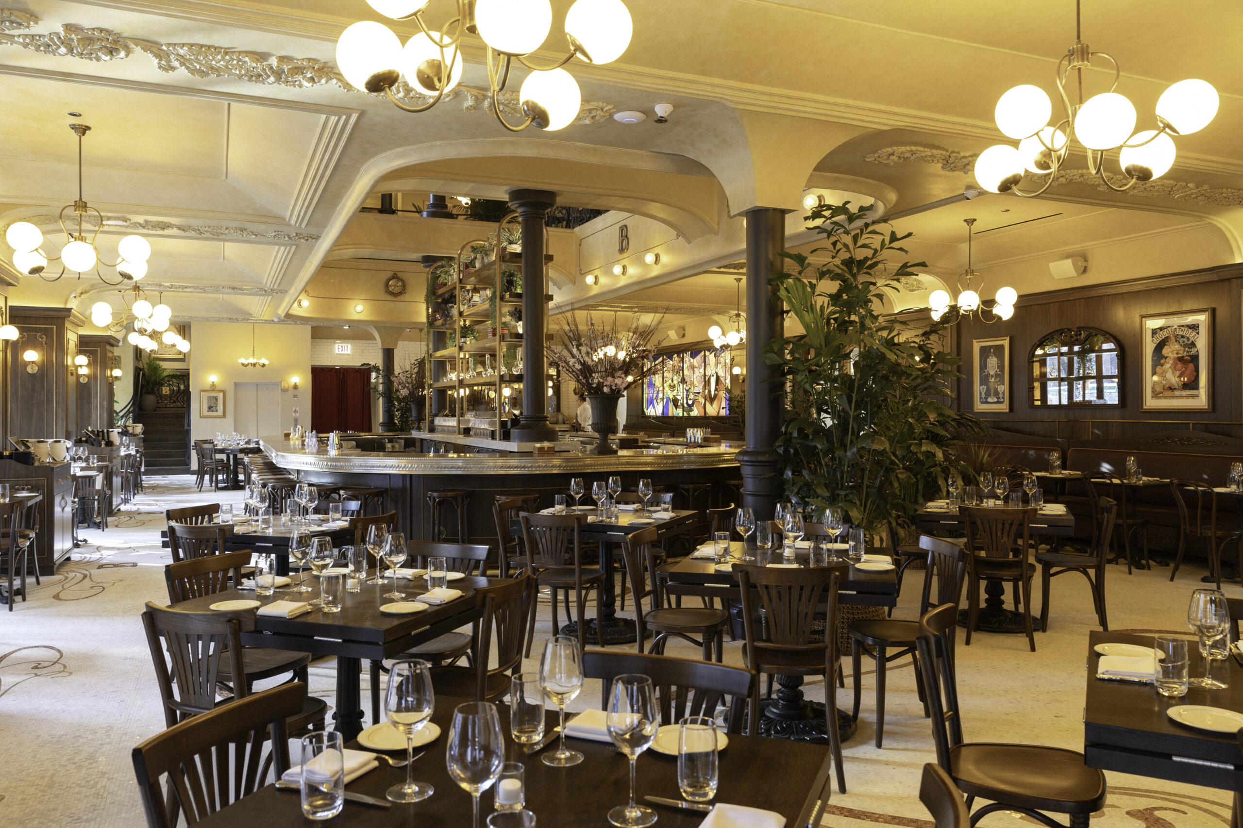 La Grande Boucherie Restaurant Interior Tables